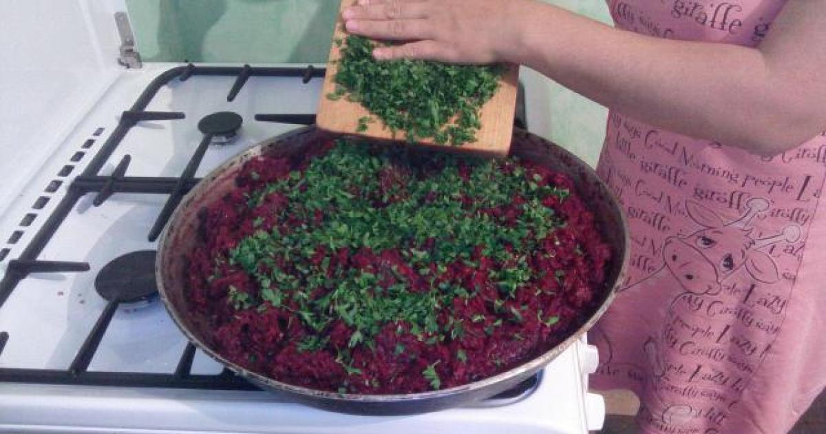 Приготовление икры из свёклы