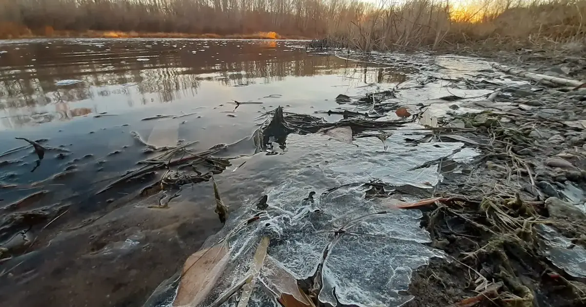 Припой. Первый заморозок на реке